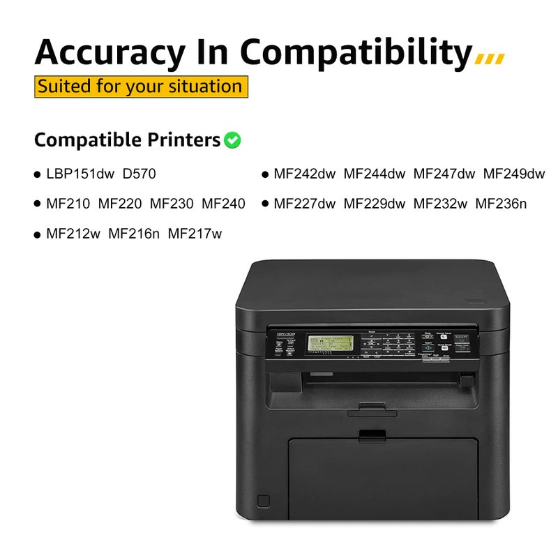 CMYBabee Compatible for Canon 137 Black Toner Cartridge Replacement for CRG137 ImageClass MF236n D570 LBP151dw MF247dw MF249dw MF232w MF242dw MF244dw MF216n MF227dw MF212w Printer Ink (2-Pack) - Image 2